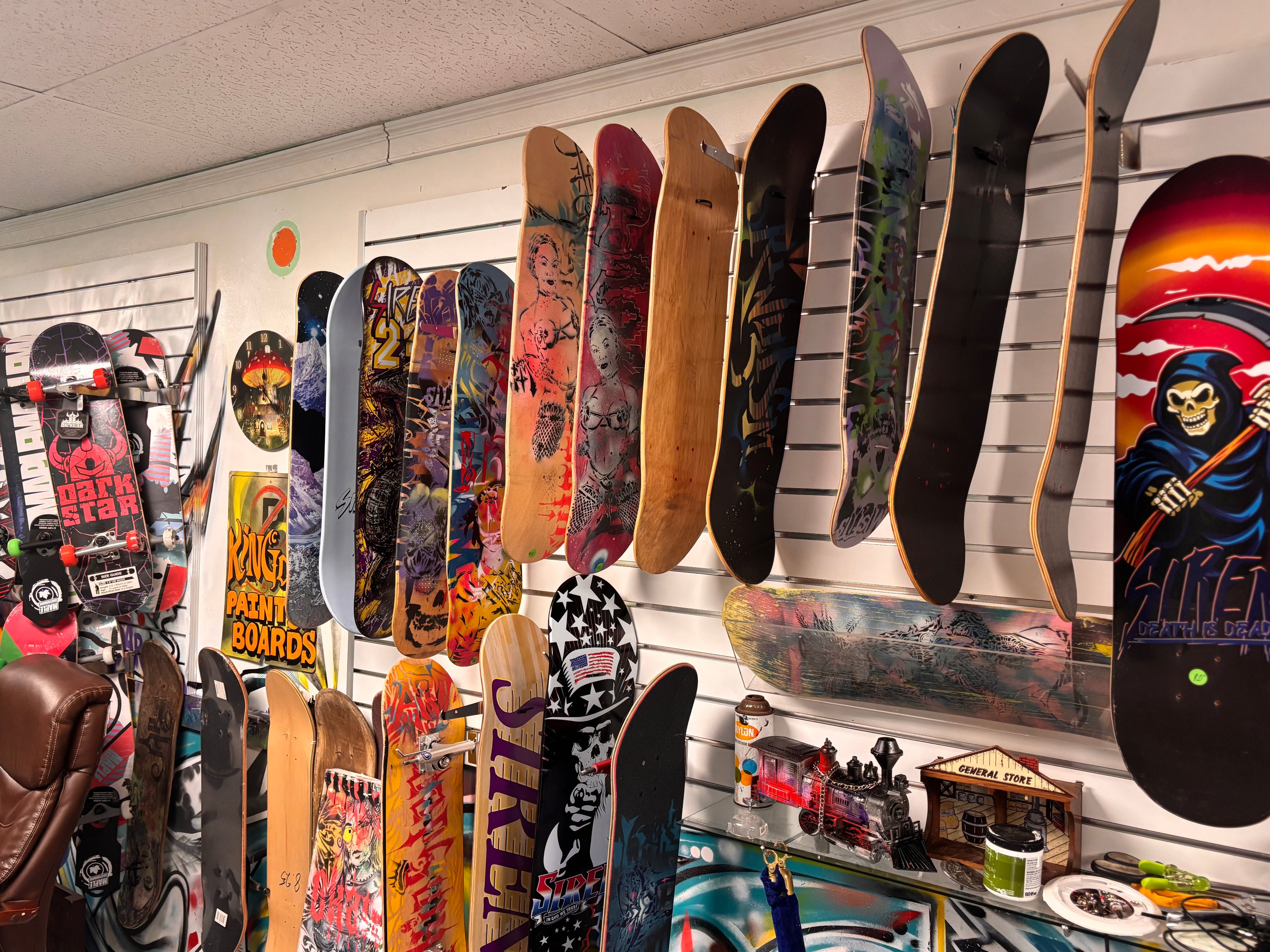 Custom Skateboard Deck by Thriftshoppe Designs Limited Edition