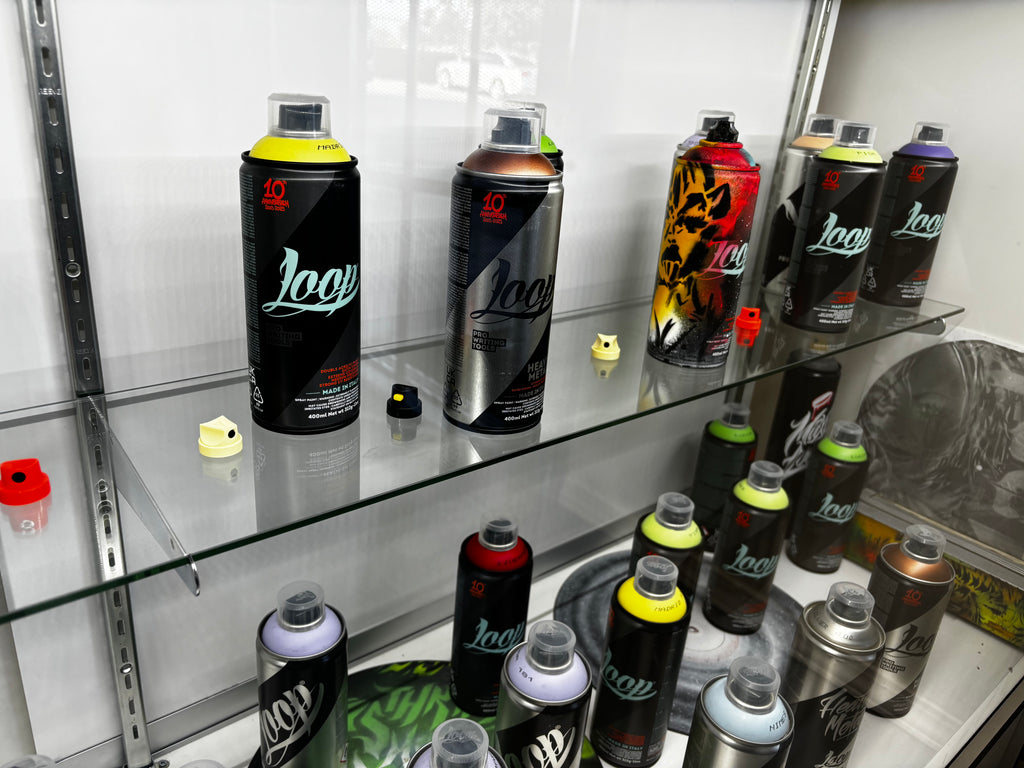 Kingdom Custom Loop Spray Paint Custom Designed Cans by Thriftshoppe Designs