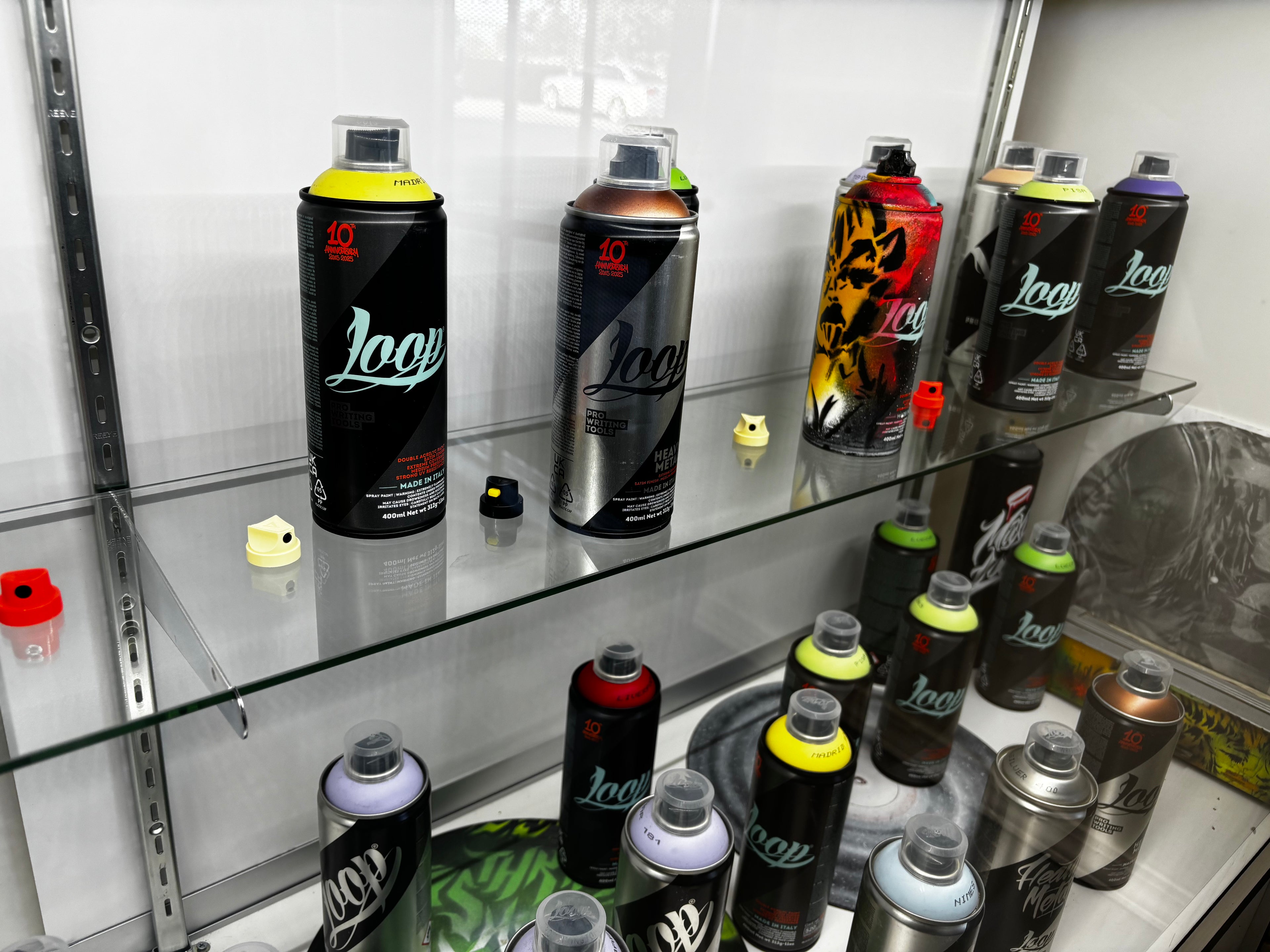 Kingdom Custom Loop Spray Paint Custom Designed Cans by Thriftshoppe Designs