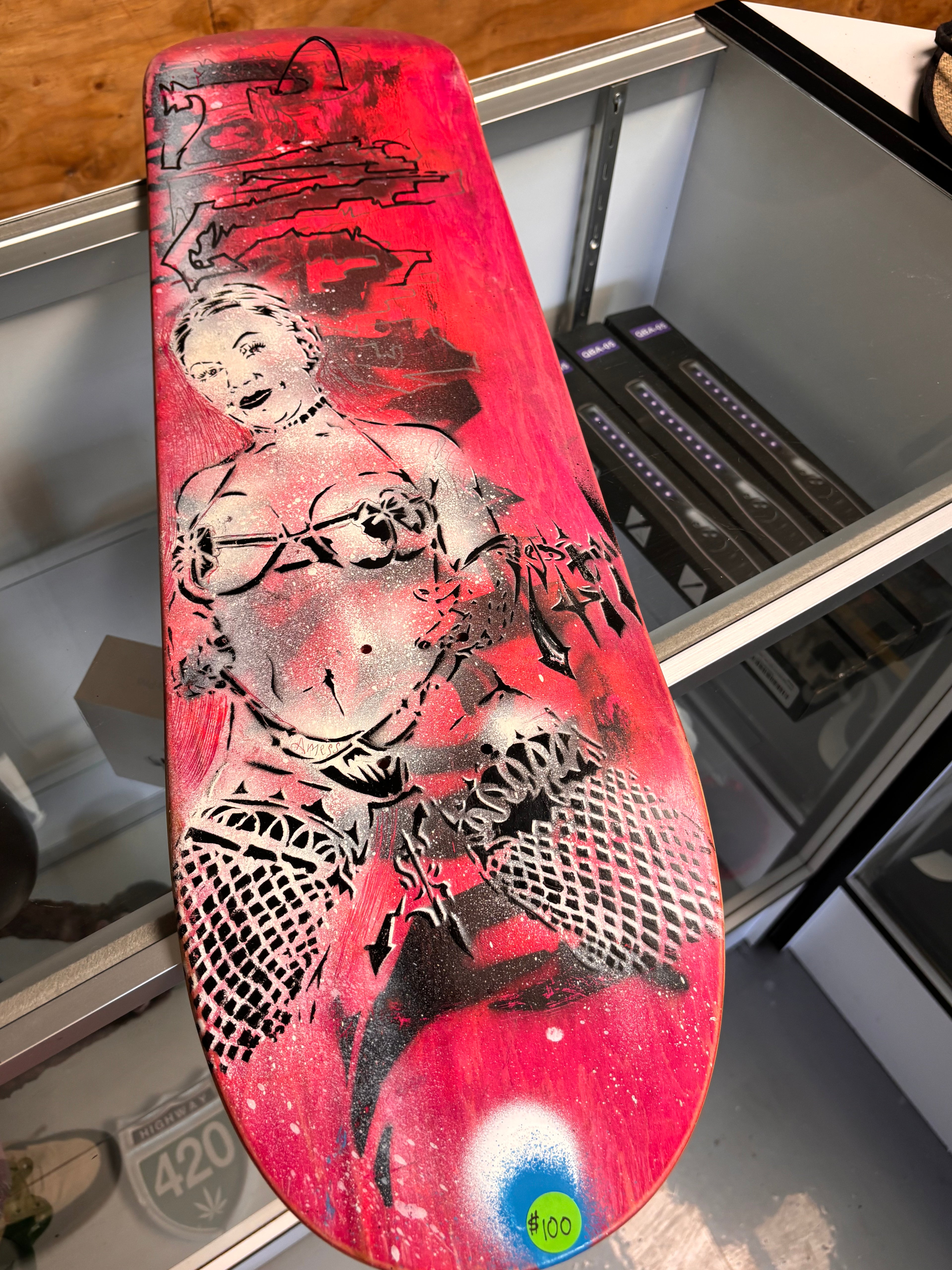 Custom Skateboard by Thriftshoppe Designs