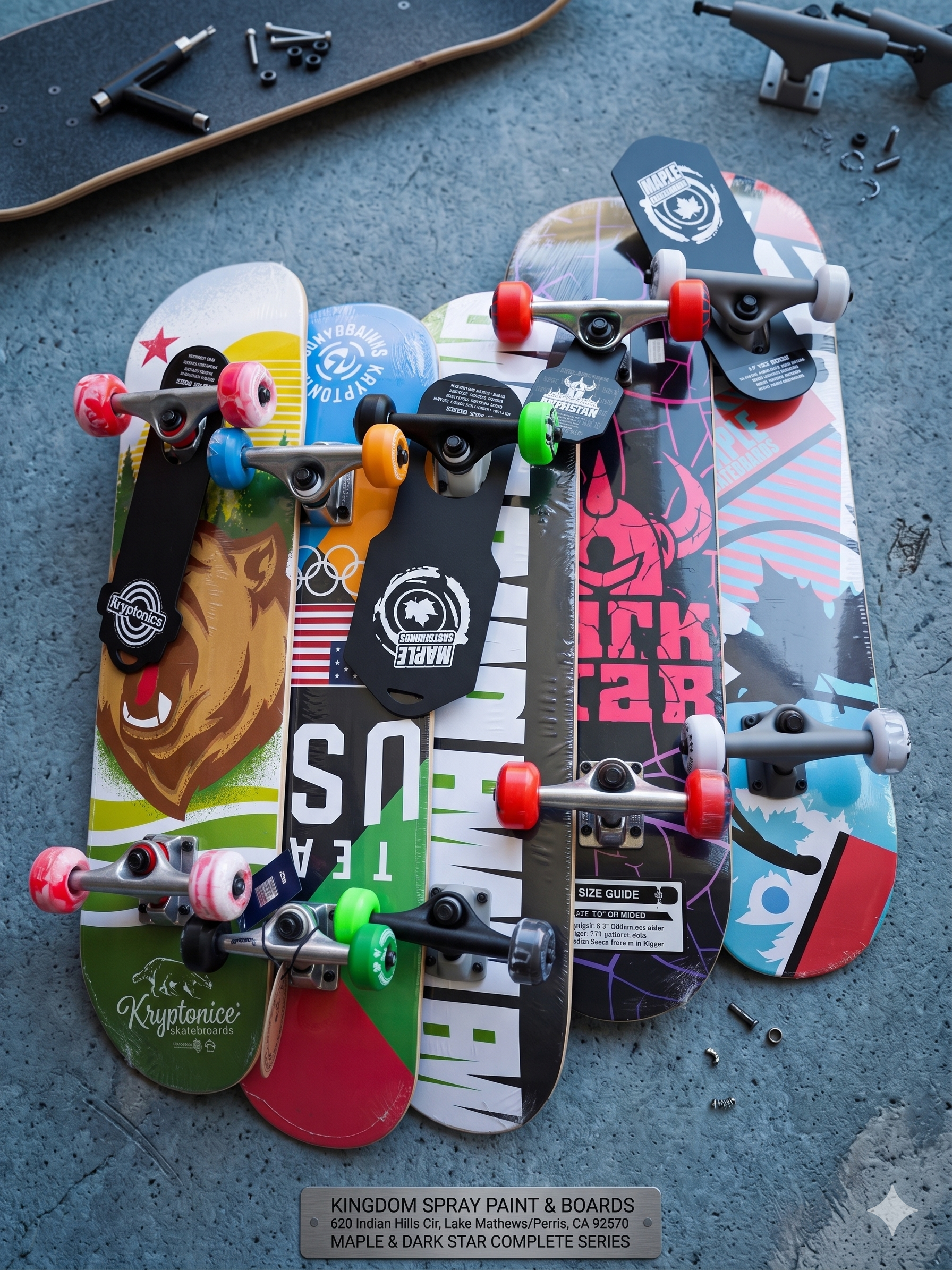 Dark star complete skateboard